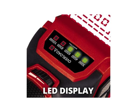 Шліфувальна машина Einhell Professional, TP-AG 18/125 CE Q Li-Solo, 18V, 4Ah, 125мм, 3000–10500об/хв, ЗП, 1.69кг (4431155K), зображення 11