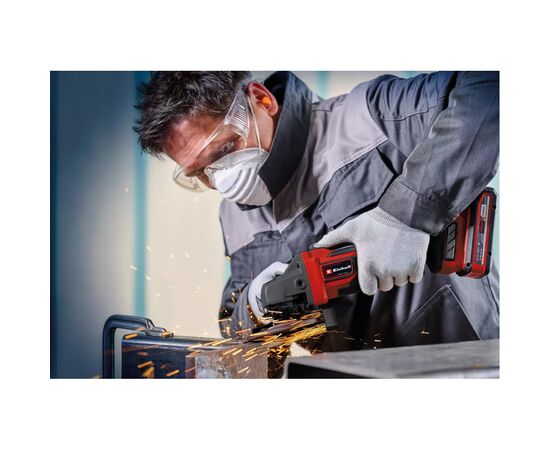 Шліфувальна машина Einhell Professional, TP-AG 18/125 CE Q Li-Solo, 18V, 4Ah, 125мм, 3000–10500об/хв, ЗП, 1.69кг (4431155K), зображення 2
