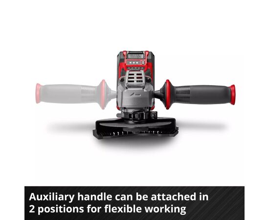 Шліфувальна машина Einhell Professional, TP-AG 18/125 CE Q Li-Solo, 18V, 4Ah, 125мм, 3000–10500об/хв, ЗП, 1.69кг (4431155K), зображення 5