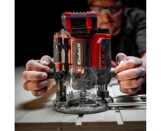 Фрезер Einhell Professional, TP-RO 18/55 Li BL-Solo, 18V, цанга 6 та 8мм, 10000–30000об/хв (без АКБ та ЗП) (4350425), зображення 7